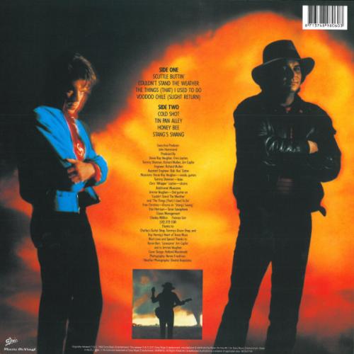 Виниловая пластинка Stevie Ray Vaughan — COULDN'T STAND THE WEATHER (2LP)