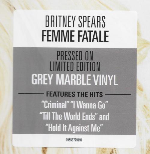 Виниловая пластинка Britney Spears - Femme Fatale (Limited Edition Marbled Vinyl LP)
