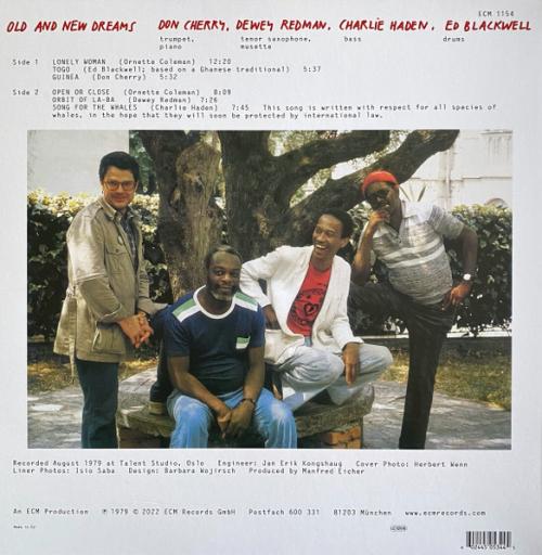 Виниловая пластинка Cherry; Redman; Haden; Blackwell - Old And New Dreams (Black Vinyl LP)