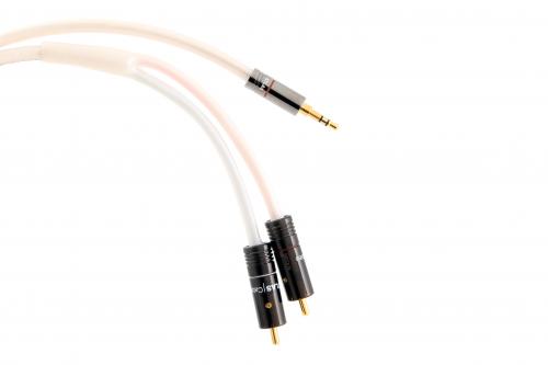 Кабель межблочный аудио Atlas Element Metik (3.5mm-2RCA) 1.5m