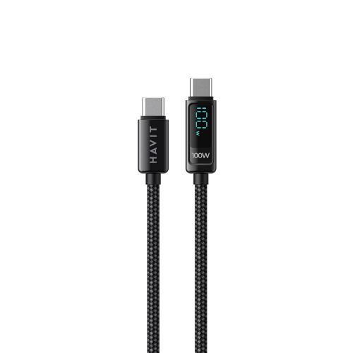 USB кабель HAVIT CB6247 USB-C - USB-C BK 2m