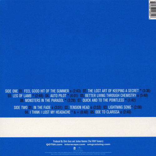 Виниловая пластинка Queens Of The Stone Age, Rated R