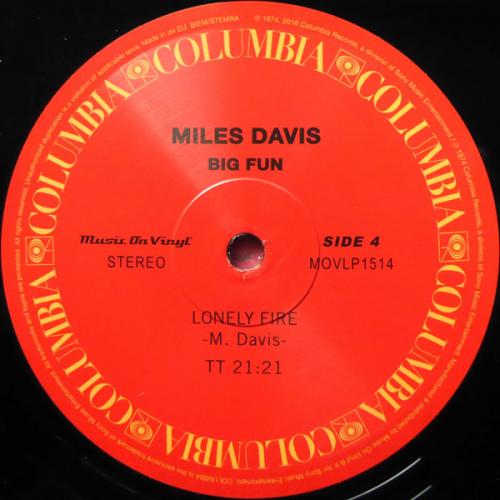 Виниловая пластинка Miles Davis - Big Fun (Black Vinyl 2LP)