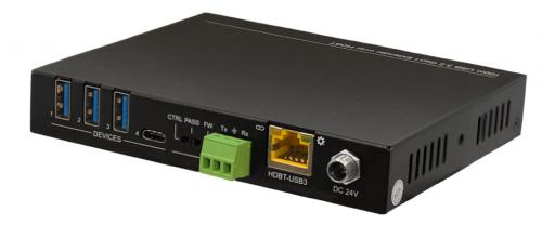 Приемник сигнала USB 3.2 Gen1 по кабелю витой пары HDBaseT Qtex QVE U3-101D