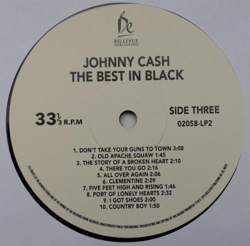 Виниловая пластинка Johnny Cash - THE BEST IN BLACK
