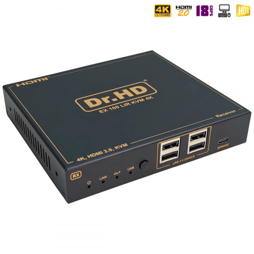 Приемник Dr.HD EX 100 LIR KVM 4K (RX)
