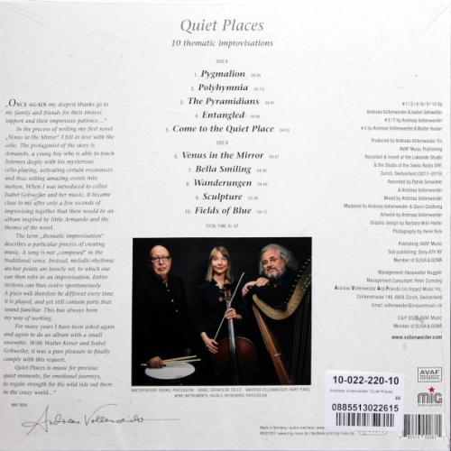 Виниловая пластинка Andreas Vollenweider - Quiet Places (BlackVinyl LP)