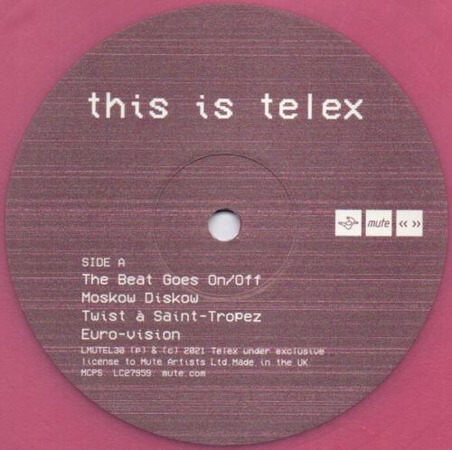 Виниловая пластинка Telex - This Is Telex (Coloured Vinyl 2LP)