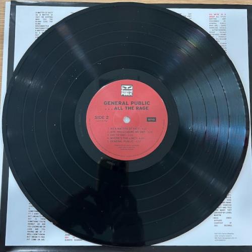 Виниловая пластинка General Public - All The Rage (Black Vinyl LP)