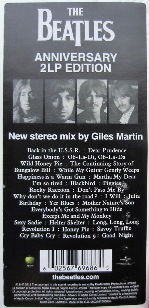 Виниловая пластинка Beatles, The, The Beatles (White Album)