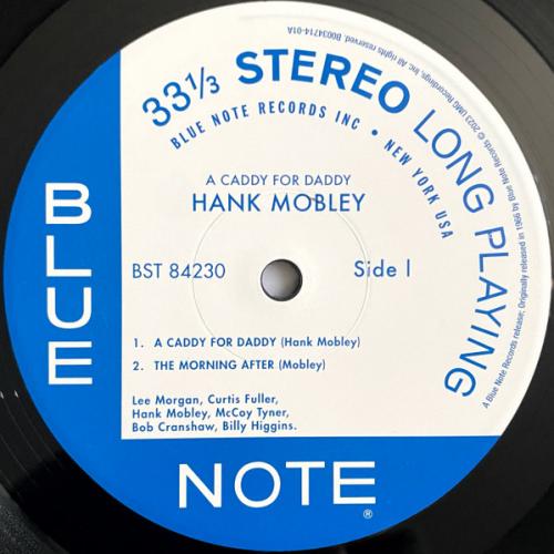 Виниловая пластинка Hank Mobley - A Caddy For Daddy (Tone Poet) (Black Vinyl LP)
