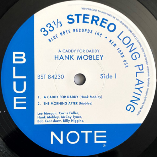 Виниловая пластинка Hank Mobley - A Caddy For Daddy (Tone Poet) (Black Vinyl LP)