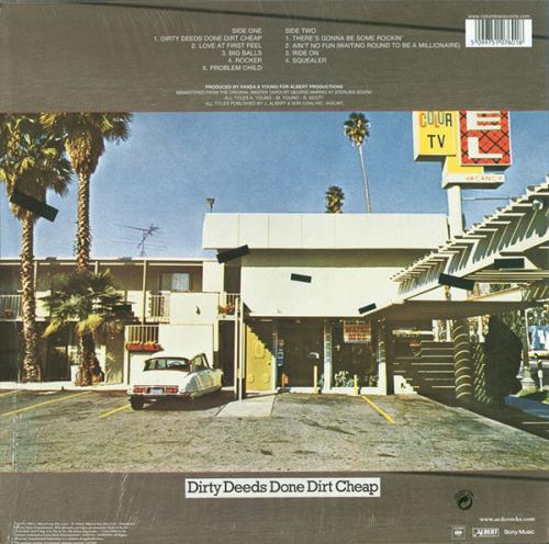 Виниловая пластинка AC/DC DIRTY DEEDS DONE DIRT CHEAP (Remastered/180 Gram)