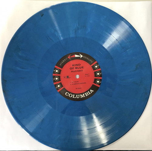Виниловая пластинка Sony Miles Davis Kind Of Blue (Limited Solid Blue, Black & Solid White Vinyl)