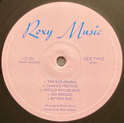 Виниловая пластинка Roxy Music - Roxy Music (Half Speed) (Black Vinyl LP)