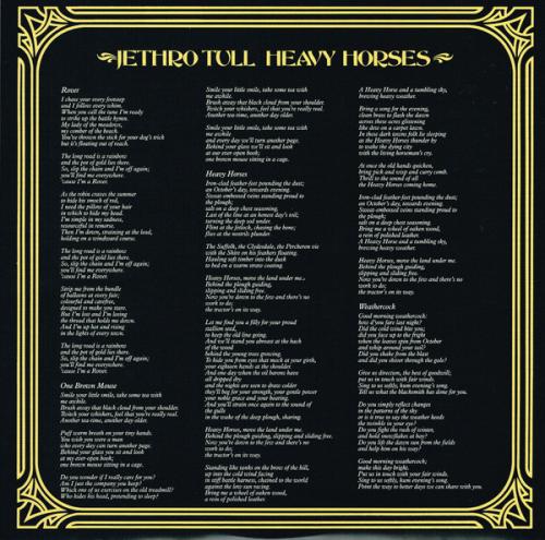 Виниловая пластинка WM Jethro Tull Heavy Horses (Steven Wilson Remix) (180 Gram)