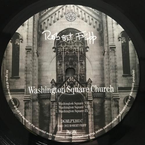 Виниловая пластинка Robert Fripp - Washington Square Church (Black Vinyl 2LP)