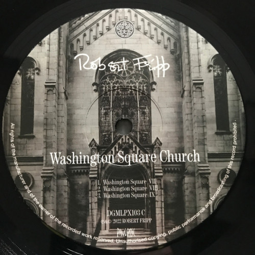 Виниловая пластинка Robert Fripp - Washington Square Church (Black Vinyl 2LP)