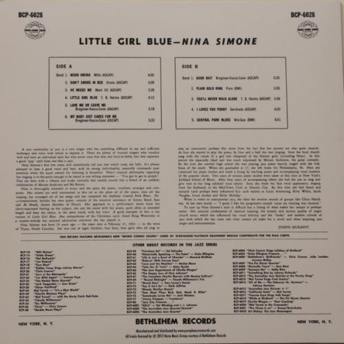 Виниловая пластинка Nina Simone - Little Girl Blue (Analogue) (Black Vinyl LP)