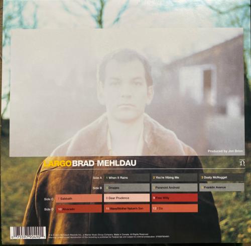 Виниловая пластинка Brad Mehldau - Largo (Black Vinyl 2LP)