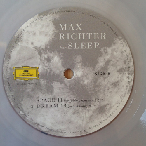 Виниловая пластинка Richter, Max, From Sleep (transparent)