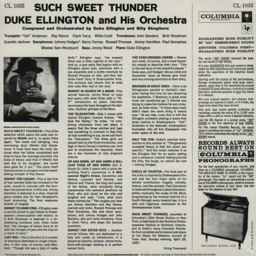 Виниловая пластинка Duke Ellington - Such Sweet Thunder (Analogue) (Black Vinyl LP)