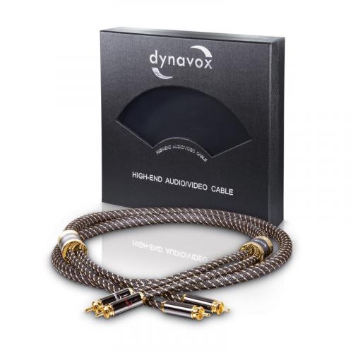Кабель межблочный Dynavox Black Line Cinchkabel Stereo 1.5m (207481)