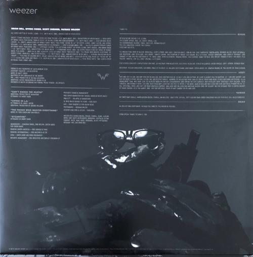 Виниловая пластинка Weezer, Weezer (BLACK Album) (Limited Clear/Black Vinyl)