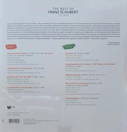 Виниловая пластинка Various Artists - The Best of Franz Schubert (Black Vinyl LP)