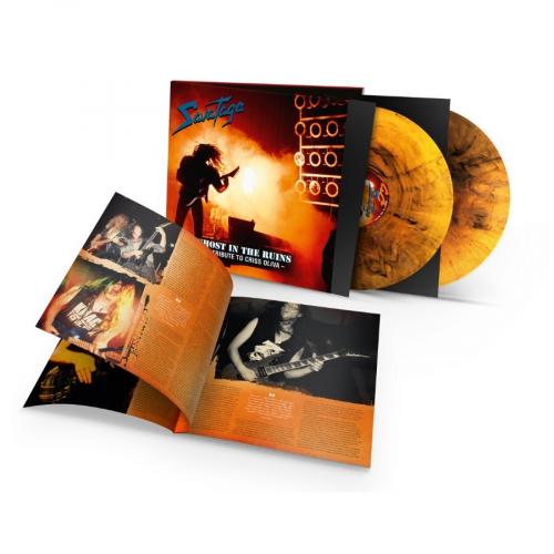 Виниловая пластинка Savatage - Ghost In The Ruins - A Tribute To Criss Oliva (Limited Orange/Black Marbled Vinyl 2LP)