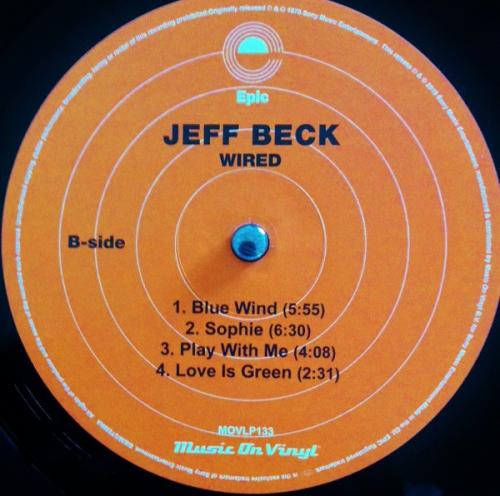 Виниловая пластинка Jeff Beck WIRED (180 Gram)