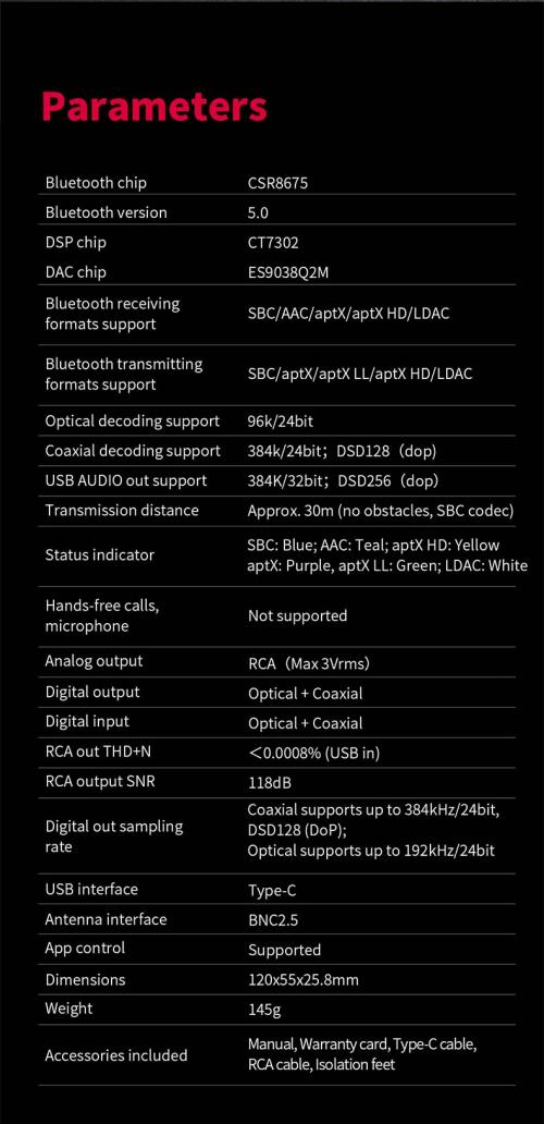Bluetooth ресивер/трансмиттер FiiO BTA30 pro