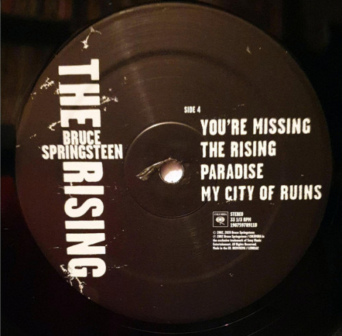 Виниловая пластинка Sony BRUCE SPRINGSTEEN, THE RISING (Black Vinyl)