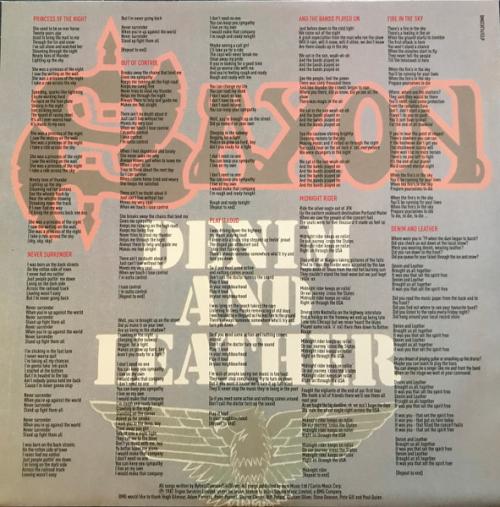 Виниловая пластинка Saxon - Denim And Leather (Coloured Vinyl LP)