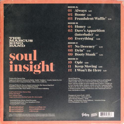 Виниловая пластинка The Marcus King Band - Soul Insight