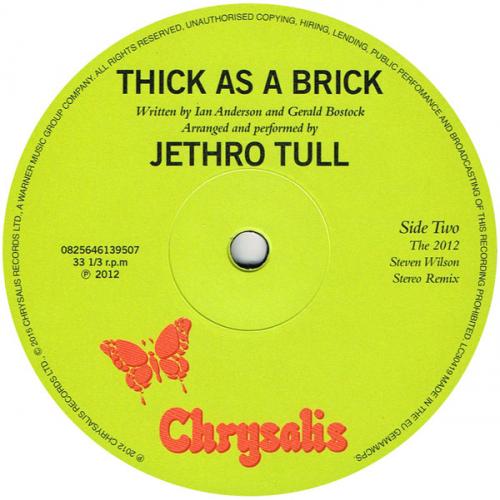 Виниловая пластинка PLG Jethro Tull Thick As A Brick (180 Gram/+Booklet)
