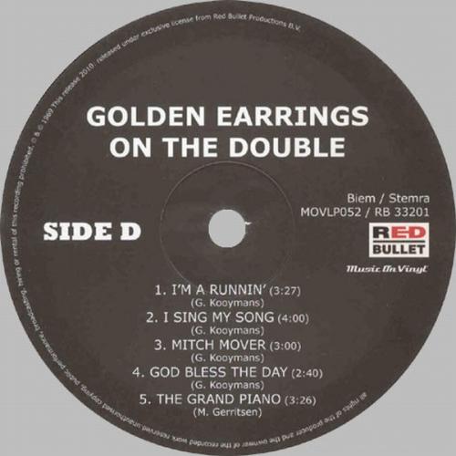 Виниловая пластинка GOLDEN EARRING - ON THE DOUBLE (2LP)