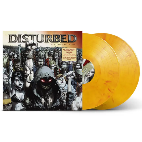 Виниловая пластинка Disturbed - Ten Thousand Fists (Yellow Flame Vinyl 2LP)