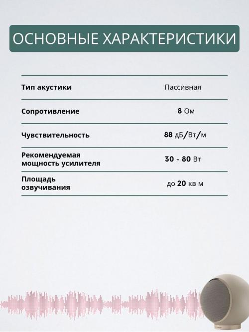 Полочная акустика Elipson Planet M 2.0 saturn dust