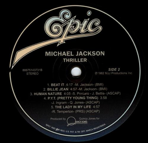 Виниловая пластинка Michael Jackson THRILLER