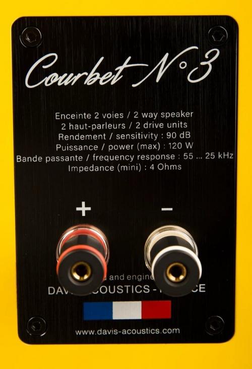 Полочная акустика Davis Acoustics Courbet 3 Yellow Gloss