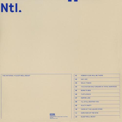 Виниловая пластинка The National - Sleep Well Beast (Coloured Vinyl 2LP)