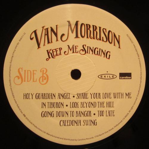 Виниловая пластинка Van Morrison, Keep Me Singing (International Limited Lenticular)