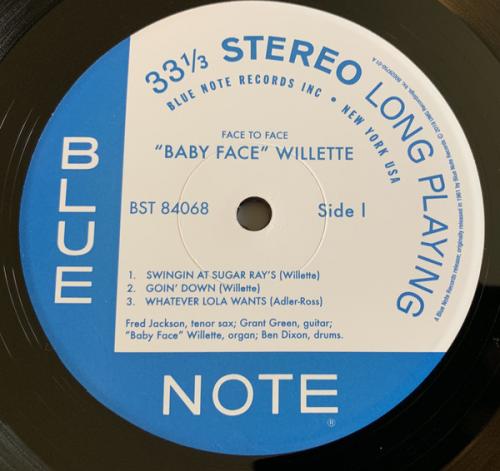 Виниловая пластинка Willette, Baby Face, Face To Face