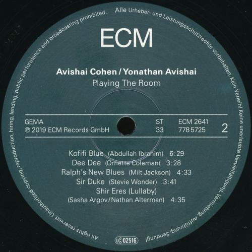 Виниловая пластинка Avishai Cohen / Yonathan Avishai, Playing The Room (LP 180 Gr)