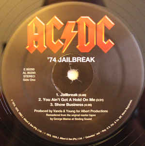 Виниловая пластинка AC/DC 74 Jailbreak