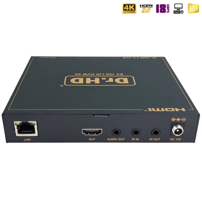 HDMI удлинитель по витой паре и IP Dr.HD EX 100 LIR KVM 4K