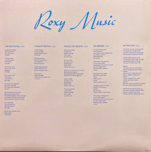 Виниловая пластинка Roxy Music - Roxy Music (Half Speed) (Black Vinyl LP)