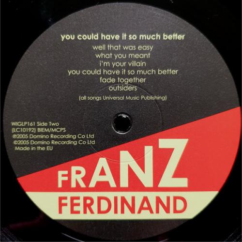 Виниловая пластинка Franz Ferdinand - You Could Have It So Much Better
