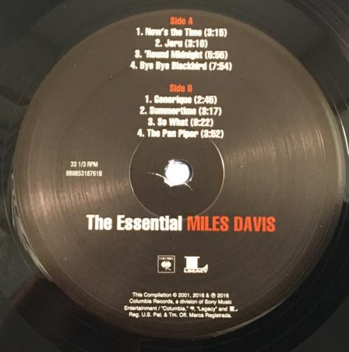 Виниловая пластинка Sony Miles Davis The Essential (140 Gram)